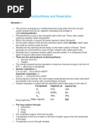 Selina Concise Biology Solutions Class 7 Chapter 4 Photosynthesis and Respiration