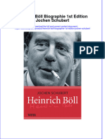 PDF of Heinrich Boll Biographie 1St Edition Jochen Schubert Full Chapter Ebook
