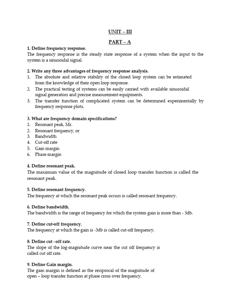 Unit Iii Two Marks Pdf Telecommunications Engineering Electronics