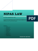 Nipas Law - Group 4 Bsa 2b