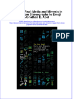 Full Ebook of The New Real Media and Mimesis in Japan From Stereographs To Emoji Jonathan E Abel Online PDF All Chapter