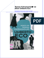 Download pdf of Populer Roman Kahramanlari 1St Edition Umberto Eco full chapter ebook 