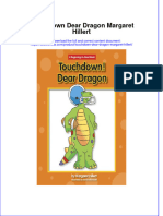 Full Ebook of Touchdown Dear Dragon Margaret Hillert Online PDF All Chapter