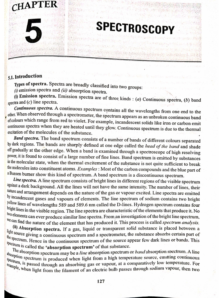 PDF SPECTROSCOPY AND SPECTROPHOTOMETRY PRINCIPLES AND visual data 5