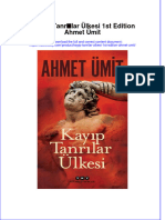 PDF of Kayip Tanrilar Ulkesi 1St Edition Ahmet Umit Full Chapter Ebook