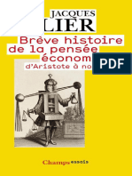 Brève Histoire de La Pensée Économique (Jacques Valier)