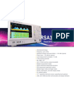 2. Phân tích phổ tín hiệu - RSA3000E - Datasheet - 201908-EN