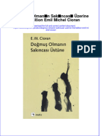 Full Download Dogmus Olmanin Sakincasi Uzerine 3Rd Edition Emil Michel Cioran Online Full Chapter PDF