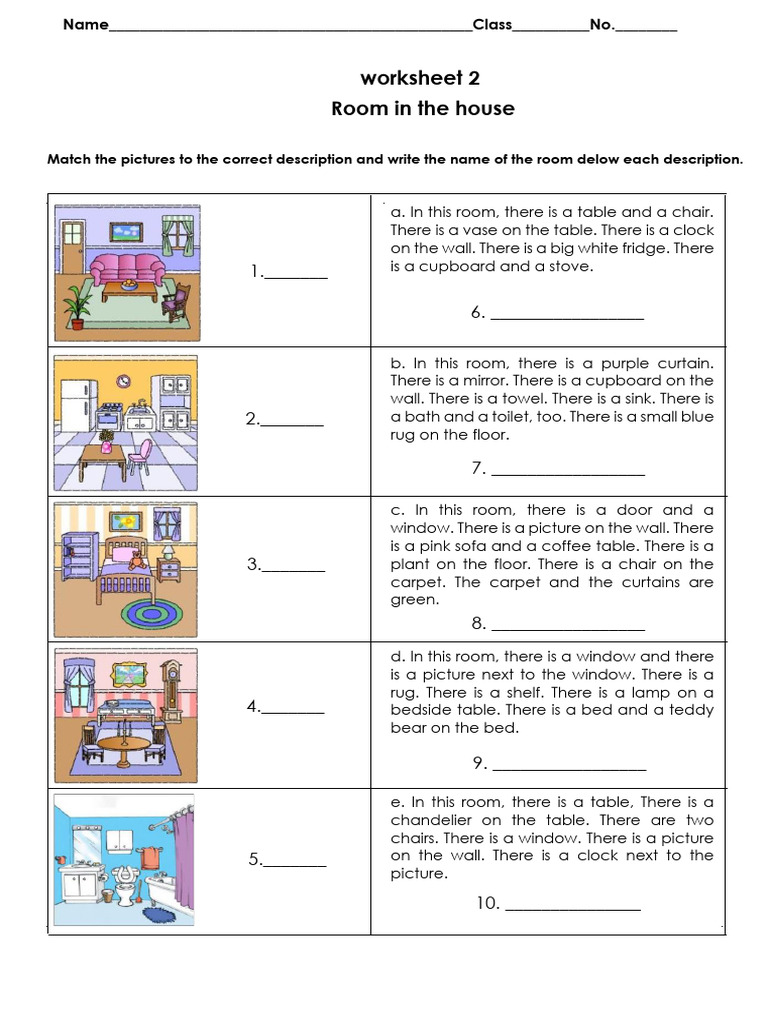 Workbook Unit3 - 2 | PDF | Home | Furniture