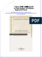 PDF of Ku C U K Hans Bes Yasinda Bir Oglanin Fobi Analizi 1St Edition Sigmund Freud Full Chapter Ebook