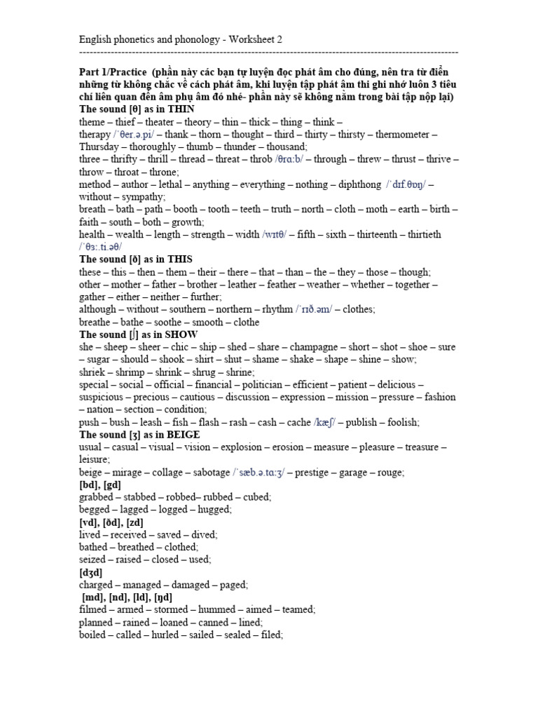 Consonants Practice Worksheet | PDF | Consonant | Phonetics