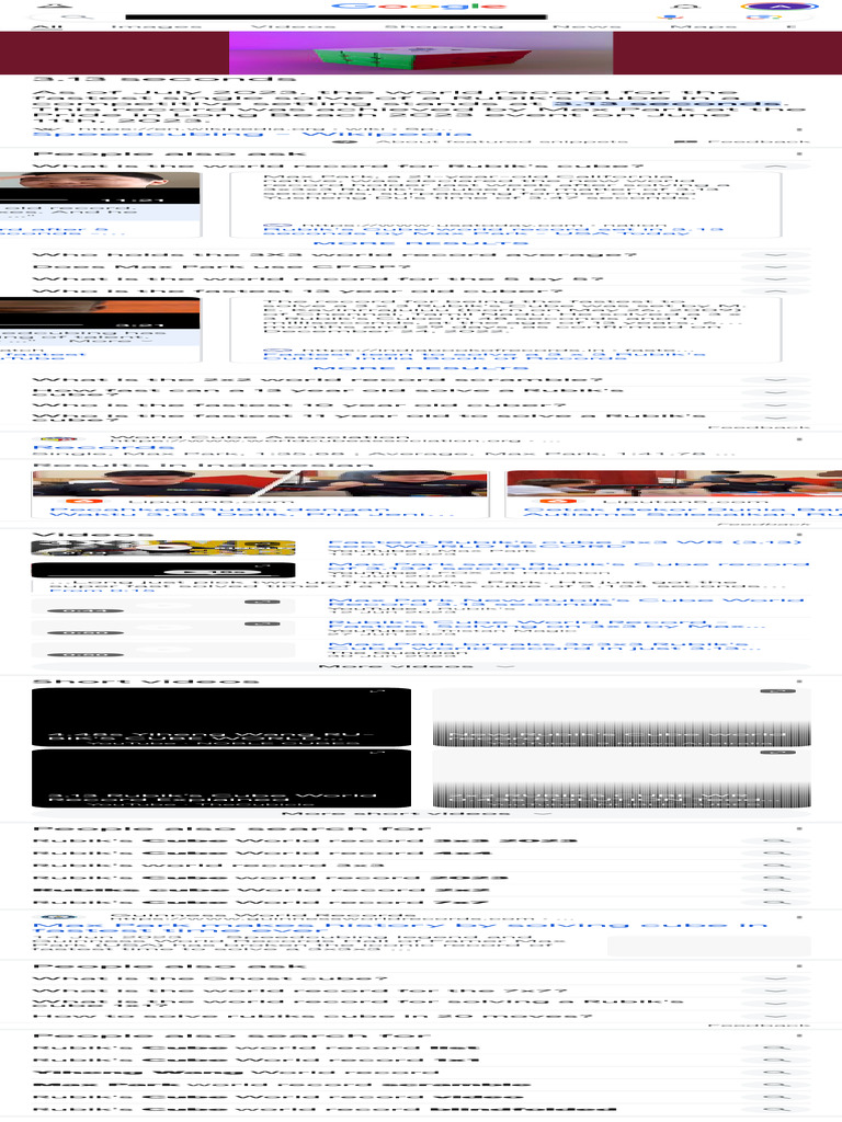 rubik-s-world-record-google-search-pdf-recreational-mathematics