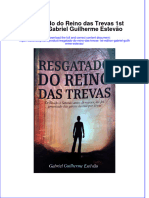 PDF of Resgatado Do Reino Das Trevas 1St Edition Gabriel Guilherme Estevao Full Chapter Ebook