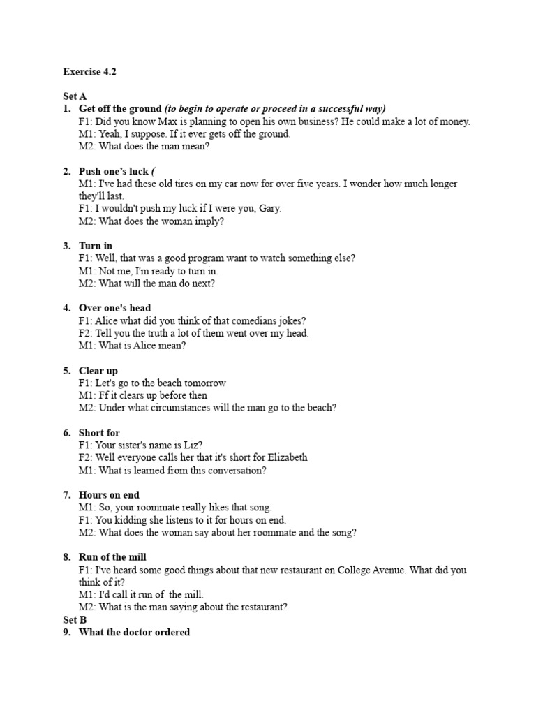 Exercise 4 2 pdf sports recreation language arts discipline