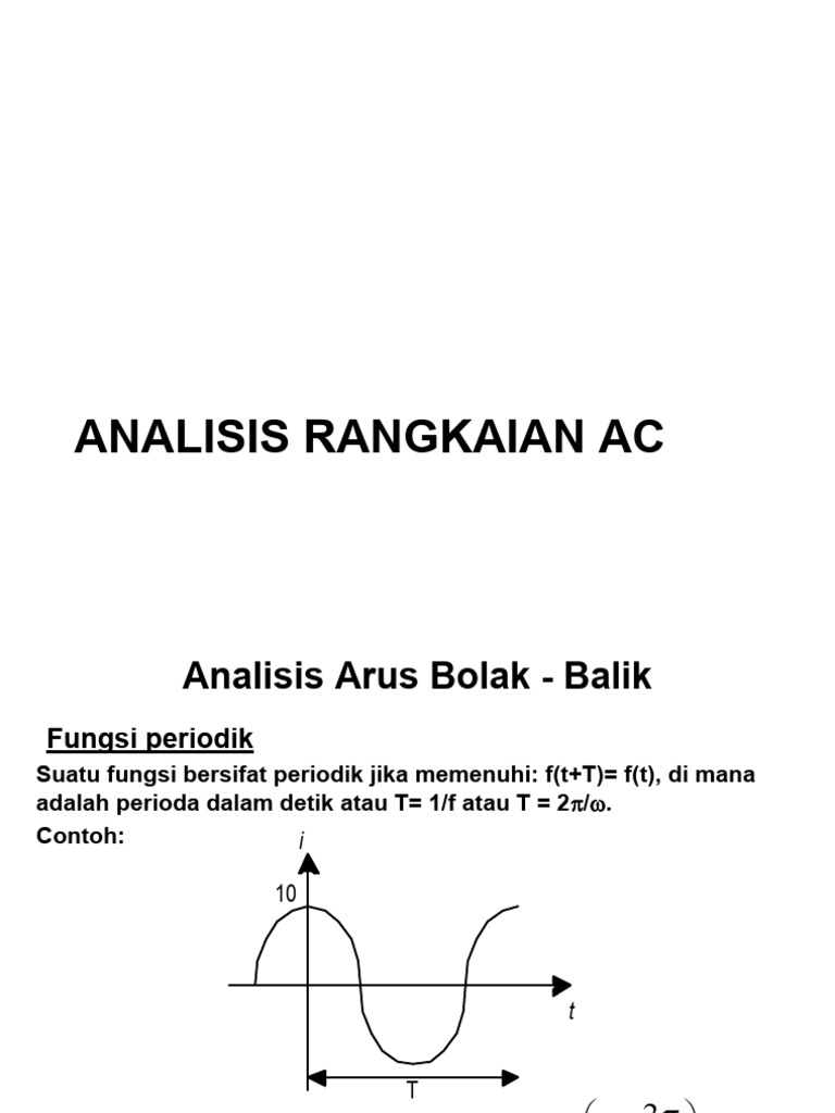 Analisis Rangkaian AC dan Metode KCL/KVL | PDF | Sains & Matematika