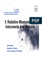 Radiation Dose Measurements