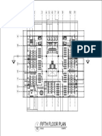 Fifth Floor Plan: Scale 1:300Mts