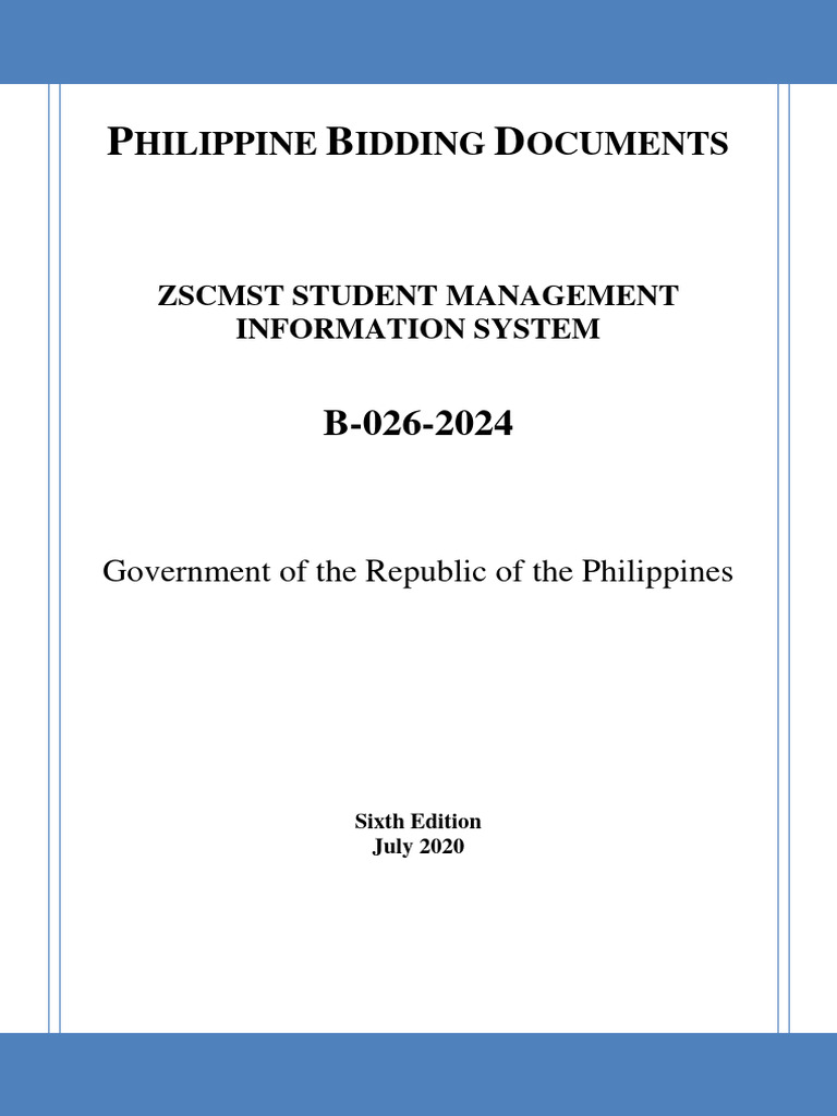 B-026-2024 Bidding Documents | PDF | Procurement | Business