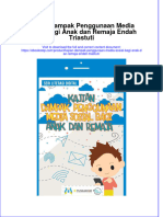 Download pdf of Kajian Dampak Penggunaan Media Sosial Bagi Anak Dan Remaja Endah Triastuti full chapter ebook 