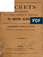 Secrets Merveilleux de La Magie Naturelle Et Cabalistique Du Grand Albert