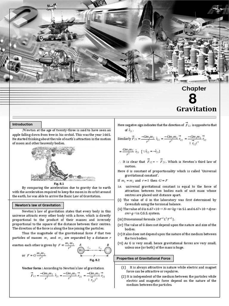 Gravitation | PDF | Force | Mass