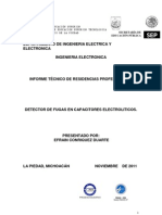 Detector de Fugas en Capacitores Electroliticos