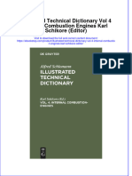 Download pdf of Illustrated Technical Dictionary Vol 4 Internal Combustion Engines Karl Schikore Editor full chapter ebook 