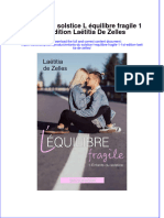 Full Download Enfants Du Solstice L Equilibre Fragile 1 1St Edition Laetitia de Zelles Online Full Chapter PDF