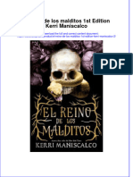 Full Download El Reino de Los Malditos 1St Edition Kerri Maniscalco 2 Online Full Chapter PDF