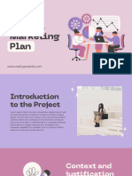 Lilac Illustrated Digital Marketing Plan Presentation