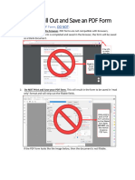 How To Save A PDF Form