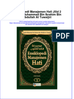 Full Download Ensiklopedi Manajemen Hati Jilid 2 Syaikh Muhammad Bin Ibrahim Bin Abdullah at Tuwaijiri Online Full Chapter PDF