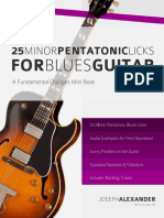 25 Minor Pentatonic Licks For Blues Guitar - Joseph Alexander