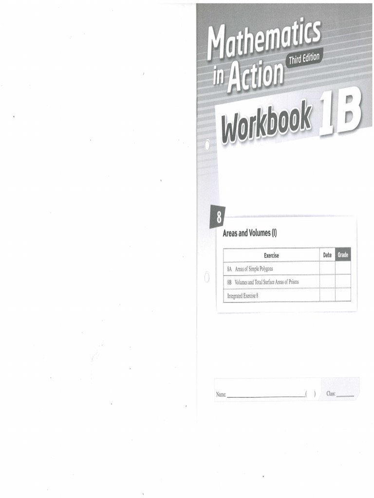 Pearson 1B Unit 8 Workbook | PDF
