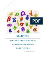 2019 Grade 12 Statistics