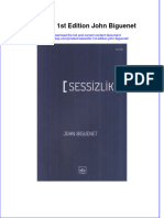 PDF of Sessizlik 1St Edition John Biguenet Full Chapter Ebook