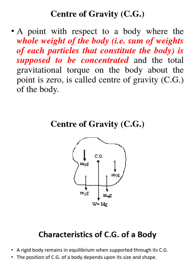 Understanding Centre of Gravity and Equilibrium | PDF | Center Of Mass ...