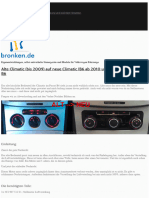 bronken.de T¬ Alte Climatic (bis 2009) auf neue Climatic (B6 ab 2010 und B7) umru¦Иsten; Passat B6