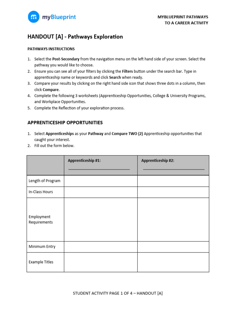 34 - Pathways - To - A - Career - Activity | PDF | Computing