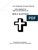 Service of Holy Baptism (English)