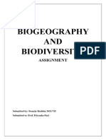 Biogeography Short Notes On Various Topics