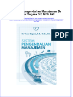 PDF of Sistem Pengendalian Manajemen DR Yusar Sagara S E M Si Akt Full Chapter Ebook