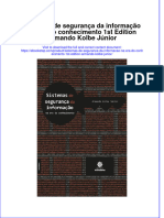 PDF of Sistemas de Seguranca Da Informacao Na Era Do Conhecimento 1St Edition Armando Kolbe Junior Full Chapter Ebook