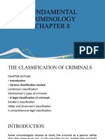 CRM111 2024 Chapter 8 The Classification of Crimnals