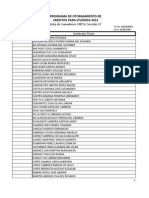 Lista de Ganadores Créditos Tradicionales de Vivienda 2012 SNTSA 67