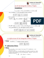 35 Aplicaciones de Las Integrales Dobles y Triples