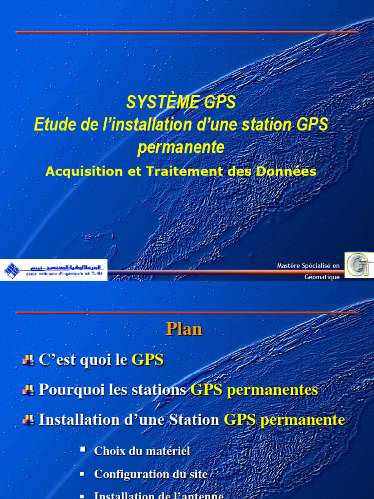 Installation de Stations GPS Permanentes | PDF | Système de ...