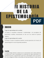 Breve Historia de La Epistemología