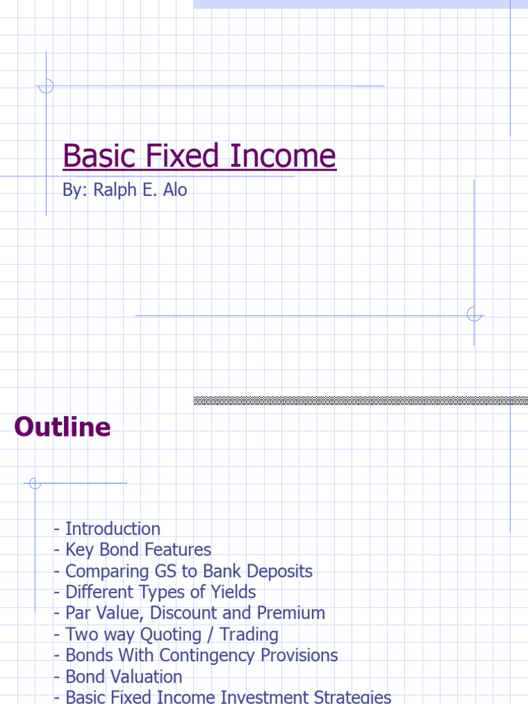 Understanding Basic Fixed Income Concepts | PDF | Bonds (Finance ...