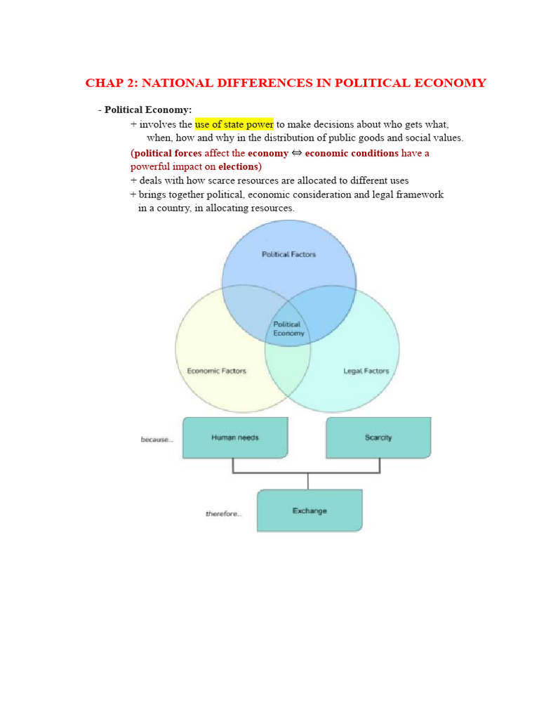 Political Economy and Governance Systems | PDF | Cost Of Living | Gold ...